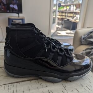 Air Jordan 11 Retro XI Cap and Gown triple black 378037-005 size 13 mens vnds